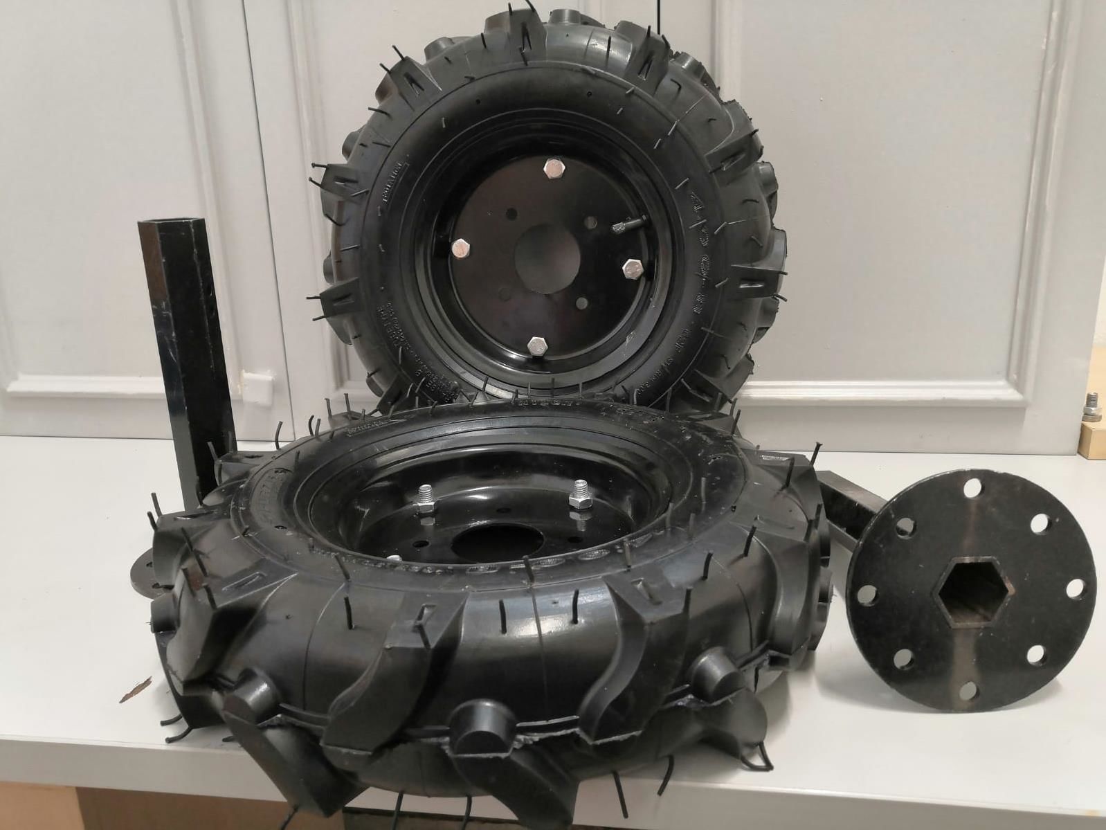 Çapa Makinası Tekeri 400/8 ve AKS Takımı (Yağmur, Flash, Kaan, Bolat)