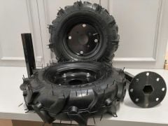 Çapa Makinası Tekeri 400/8 ve AKS Takımı (Yağmur, Flash, Kaan, Bolat)