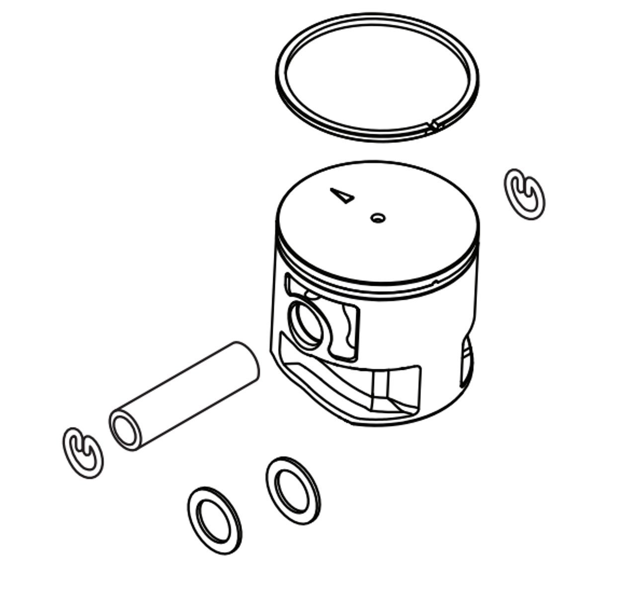Echo CS-3510 Orijinal Piston Takımı