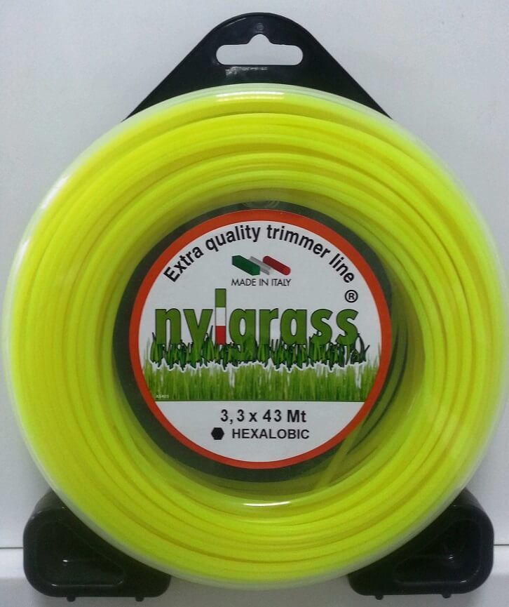 NYLGRASS 6 KÖŞE SARI TIRPAN MİSİNASI (ITALYAN)