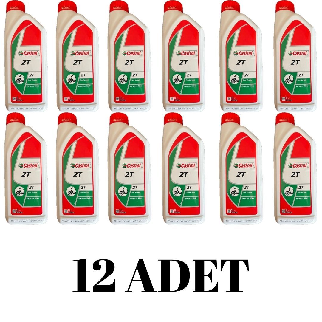CASTROL 2T 2 ZAMANLI YAĞ 12 ADET