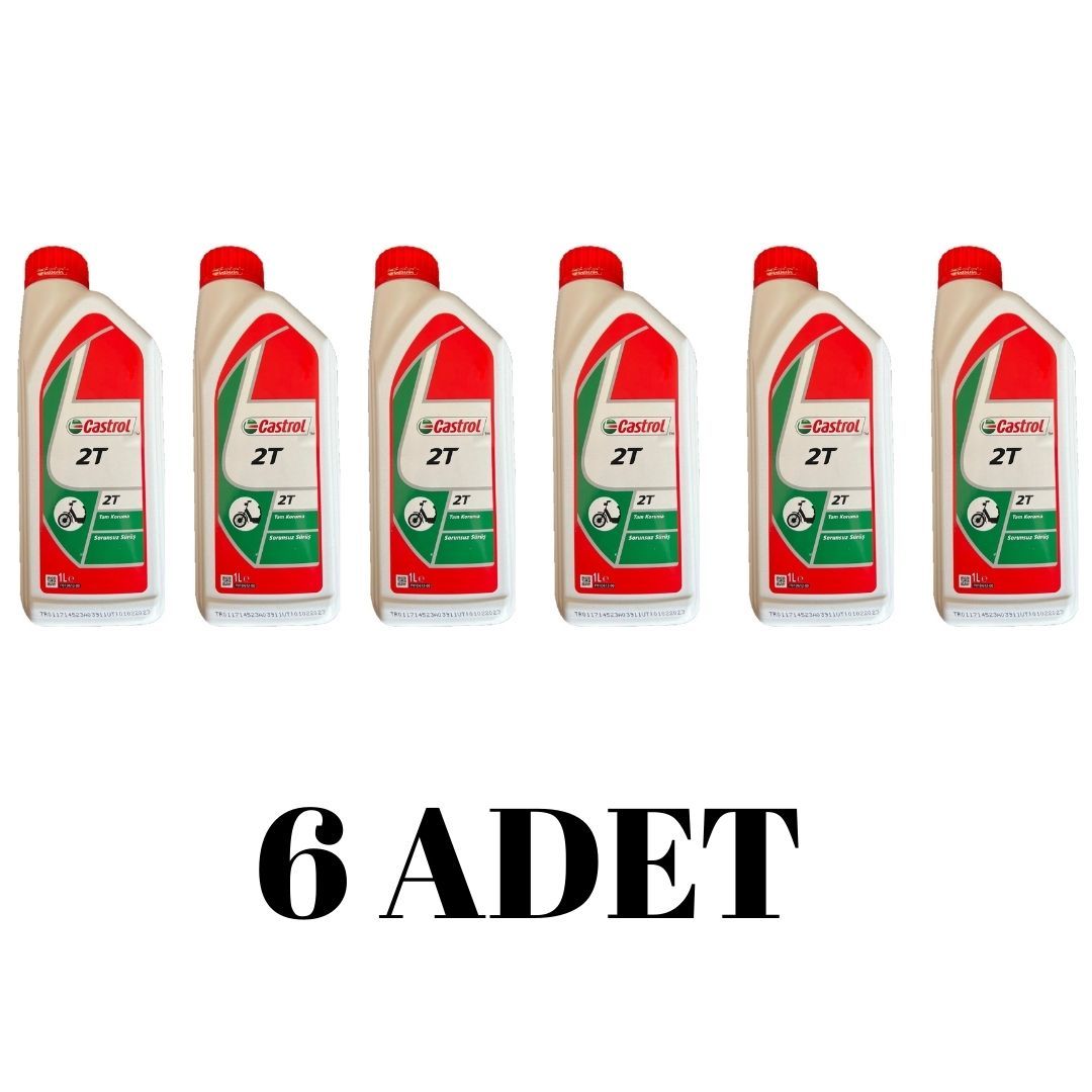 CASTROL 2T 2 ZAMANLI YAĞ 6 ADET