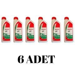 CASTROL 2T 2 ZAMANLI YAĞ 6 ADET